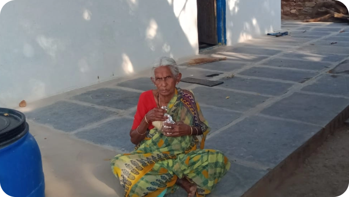 Village community kitchen where meals are prepared for elderly residents
