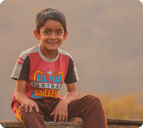 Young boy representing the youth education initiative